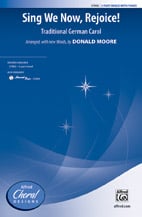 Sing We Now, Rejoice! Three-Part Mixed choral sheet music cover Thumbnail